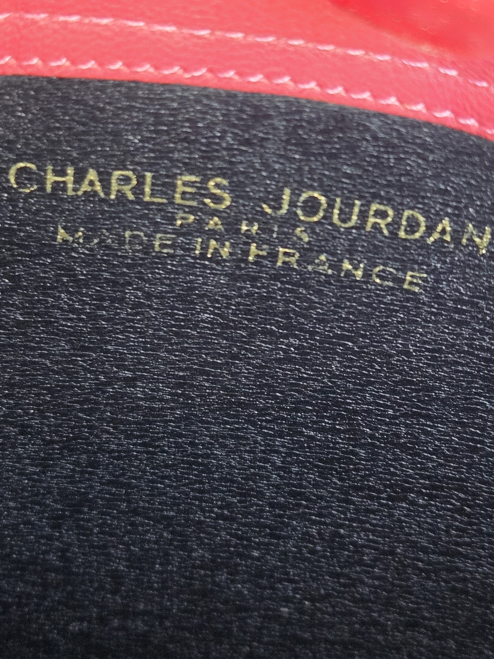 Vintage Charles Jourdan Leather Clutch Bag - Picture 6 of 7